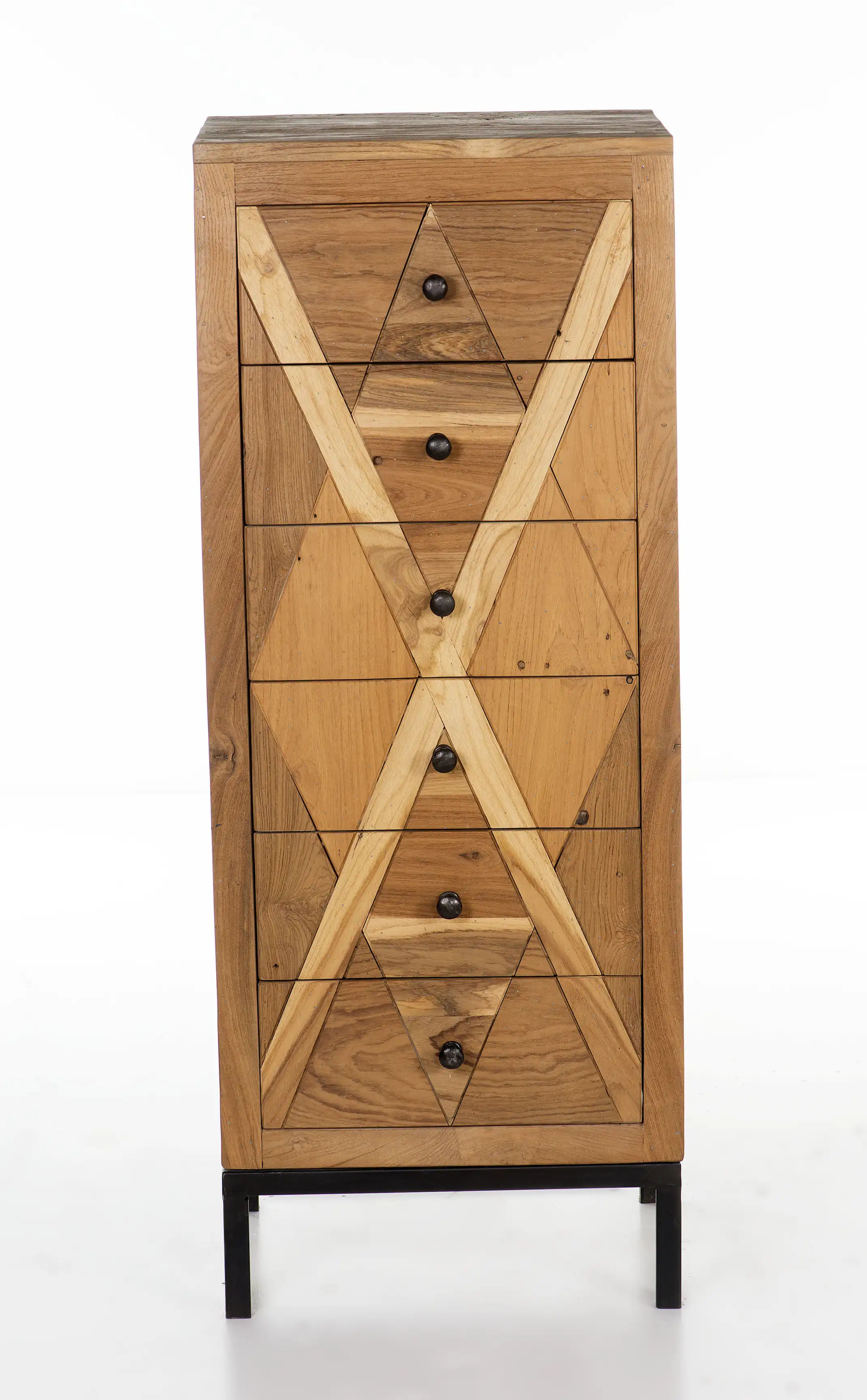 Parket Collection's Wooden Drawer Chest with 6 Drawers - popular handicrafts